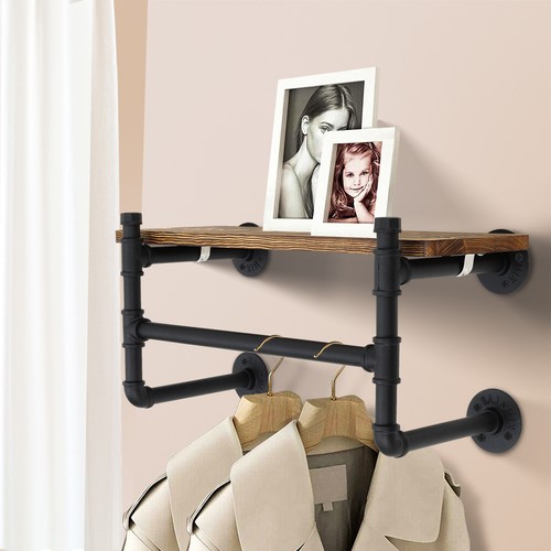 Industrial pipe clothes rail - pipe,
