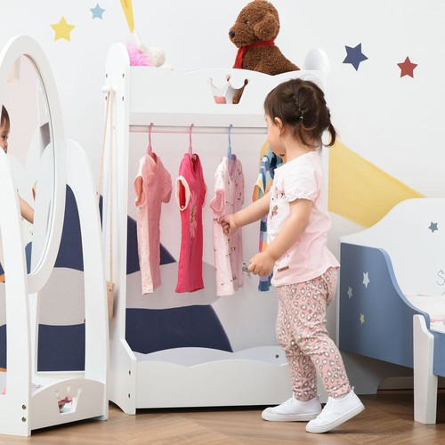 Homcom kids clothes rail - clothes,