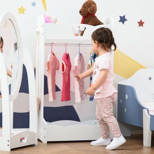Kids clothes rail - rail, wooden