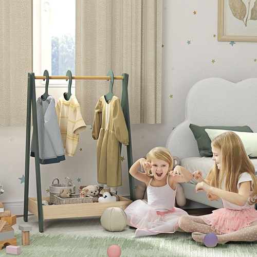 Kids clothes rail with - clothes,