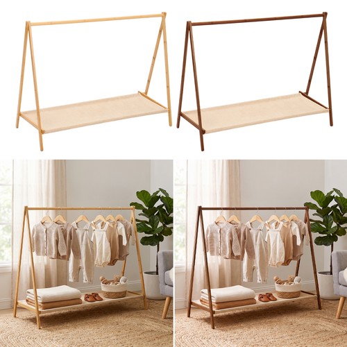 Kids wooden hanging dress - wooden,